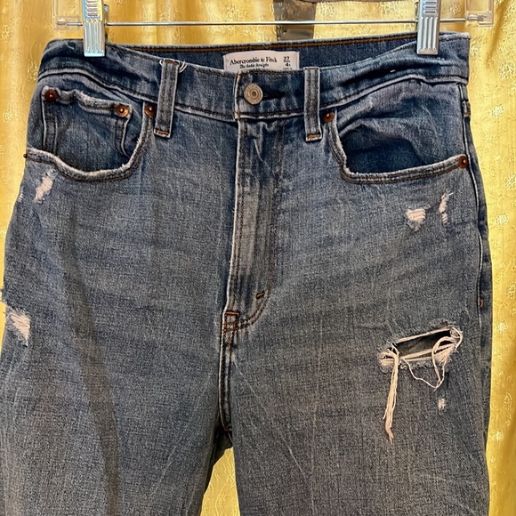 Abercrombie and Fitch the ankle stretch ultra high rise size 27 - Picture 2 of 3